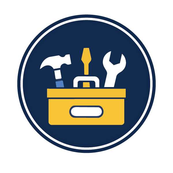 toolbox filled with tools