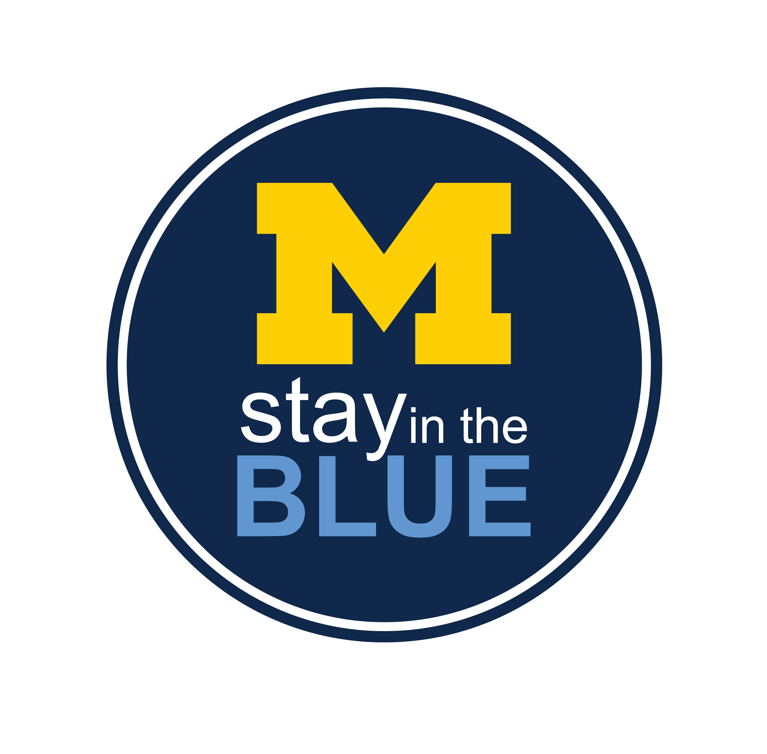 Stay in the Blue logo
