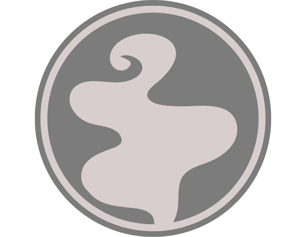 Grey smoke symbolizing nicotine